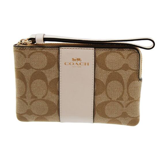 Coach Signature PVC Wristlet - Picture 1 of 4